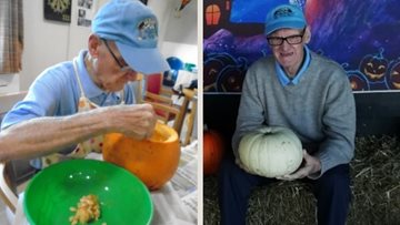 Pumpkin picking fun at The Gables